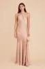 Stephanie Matte Satin Dress - Rose Gold sold by Birdy Grey