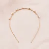 Bayeux Pearl & Crystal Headband - Gold sold by Birdy Grey