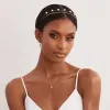 Bayeux Pearl & Crystal Headband - Gold sold by Birdy Grey
