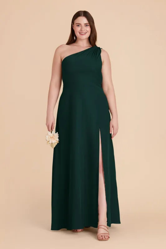 Melissa Chiffon Dress - Emerald sold by Birdy Grey
