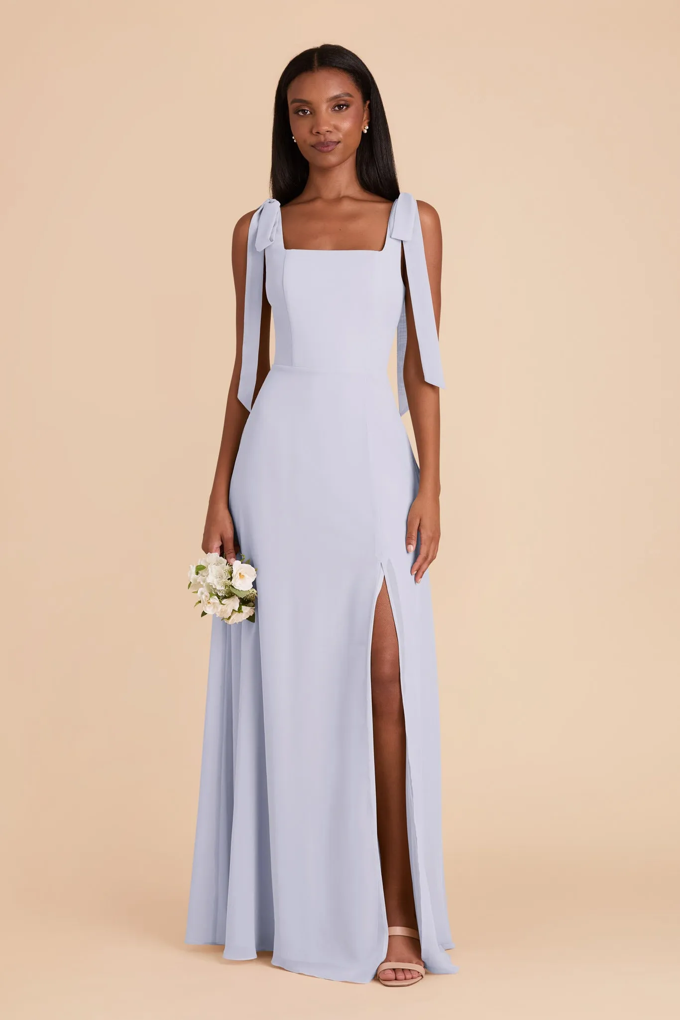 Alex Convertible Dress Chiffon - Periwinkle Blue sold by Birdy Grey