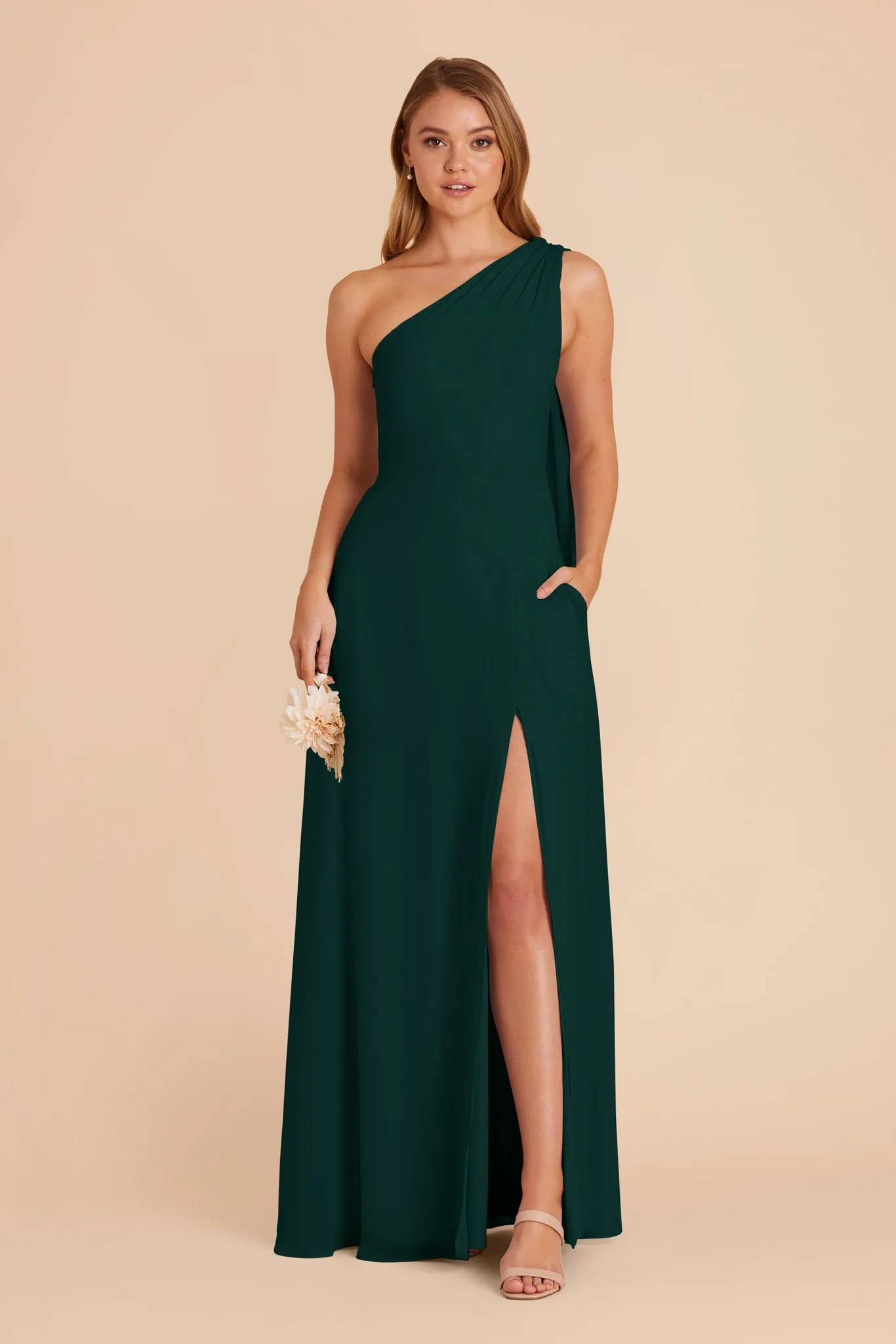 Melissa Chiffon Dress - Emerald sold by Birdy Grey product image thumbnail 2