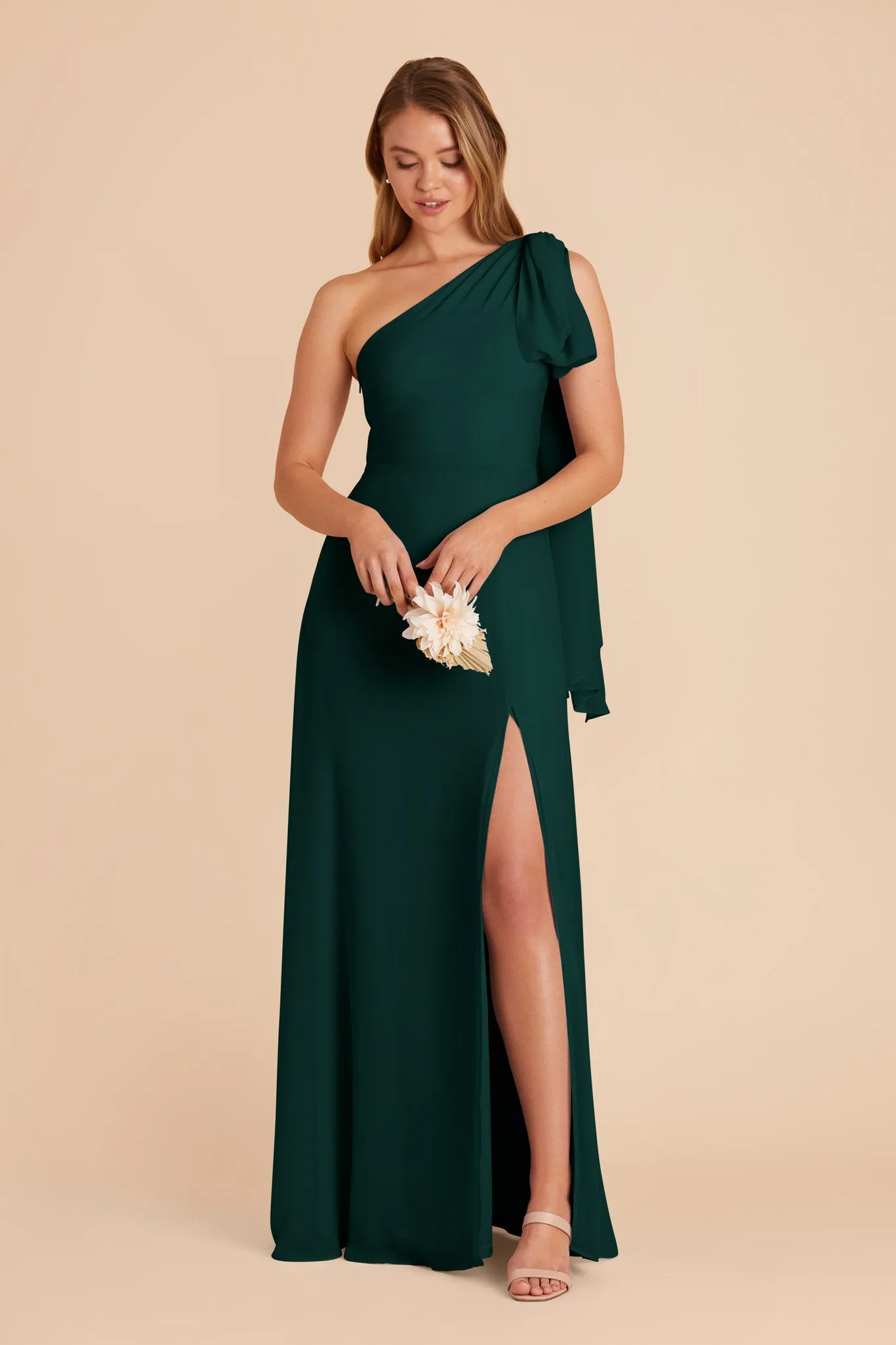 Melissa Chiffon Dress - Emerald sold by Birdy Grey product image thumbnail 3