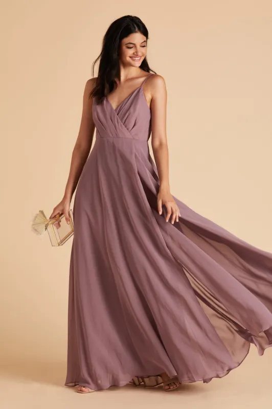 Kaia Dress - Dark Mauve sold by Birdy Grey
