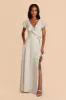 Jackson Chiffon Dress - Dove Gray sold by Birdy Grey