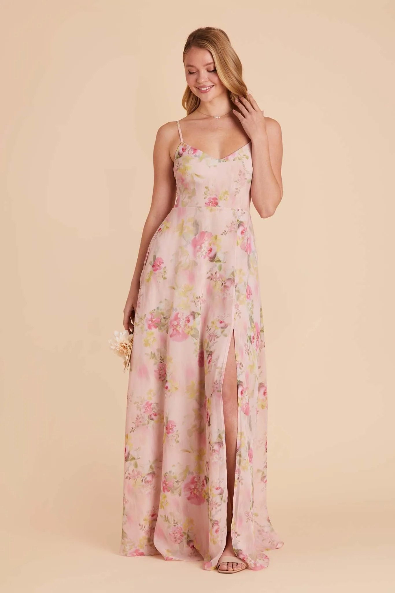 Devin Convertible Dress - Vintage Pink Floral sold by Birdy Grey product image thumbnail 5