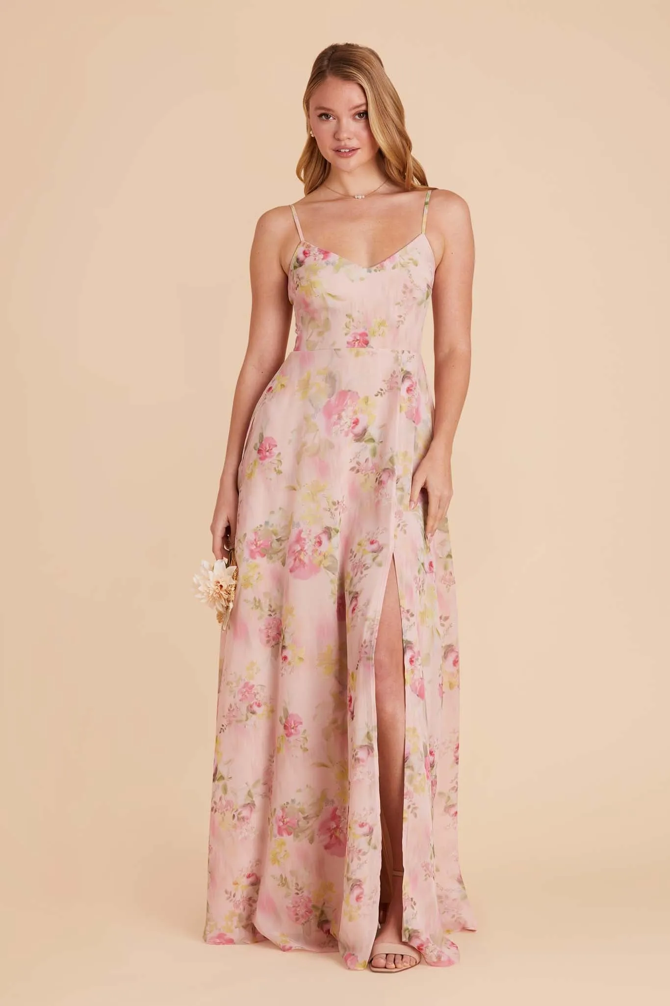 Devin Convertible Dress - Vintage Pink Floral sold by Birdy Grey product image thumbnail 3