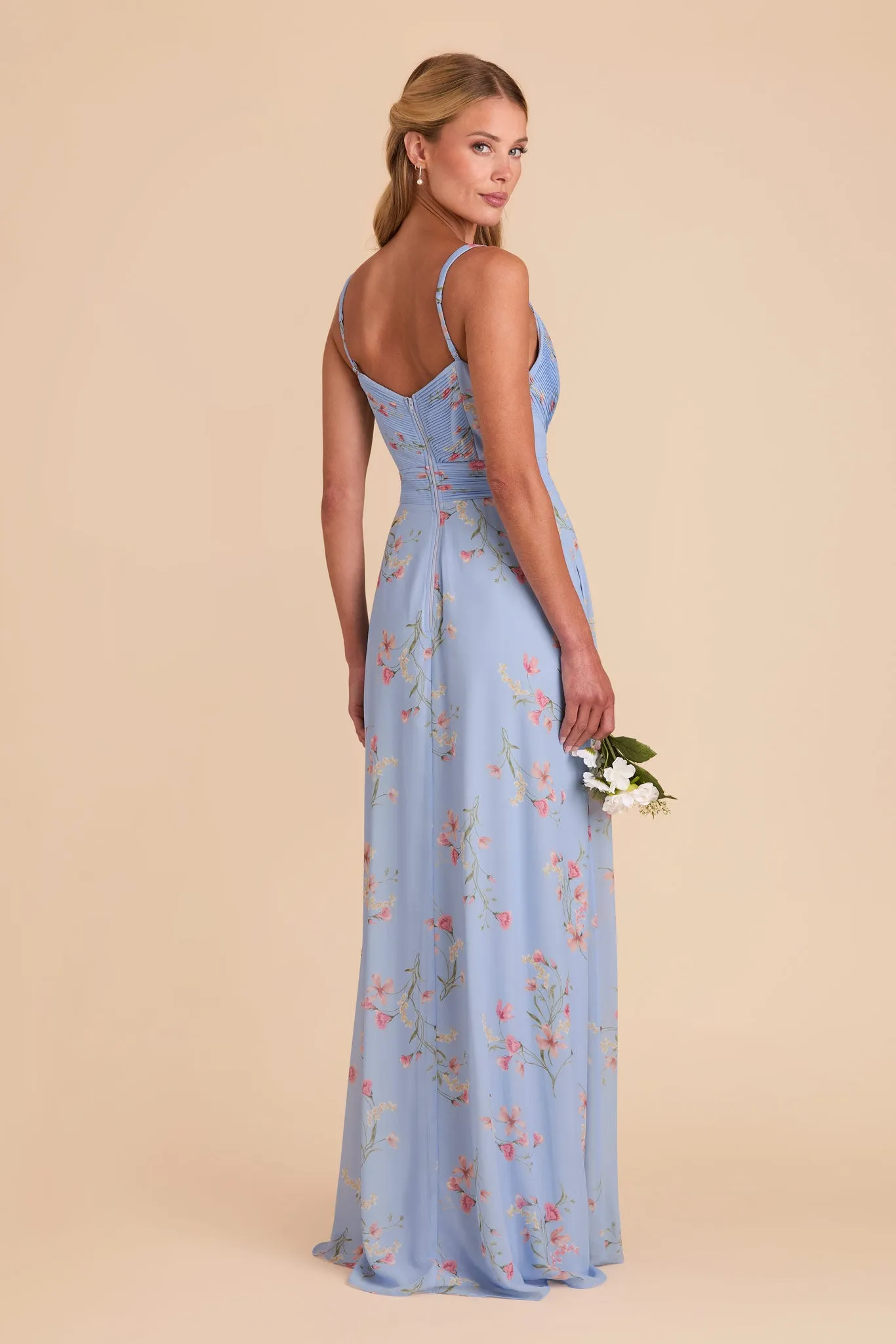 Deborah Chiffon Dress - Periwinkle Blue Le Fleur sold by Birdy Grey product image thumbnail 3