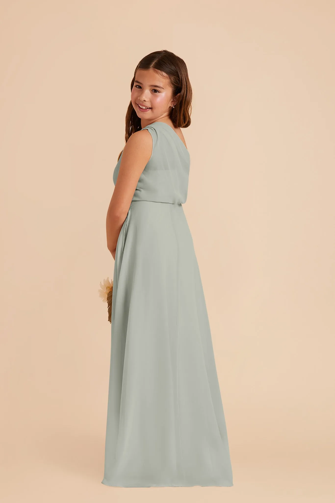 Kiara Junior Chiffon Dress - Sage sold by Birdy Grey product image thumbnail 3