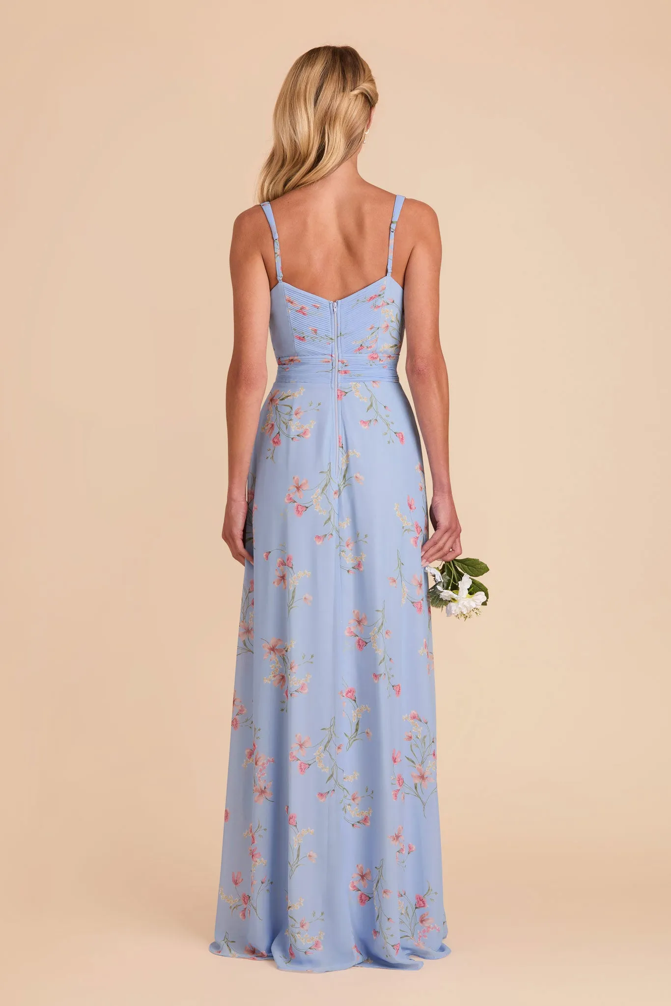 Deborah Chiffon Dress - Periwinkle Blue Le Fleur sold by Birdy Grey product image thumbnail 4
