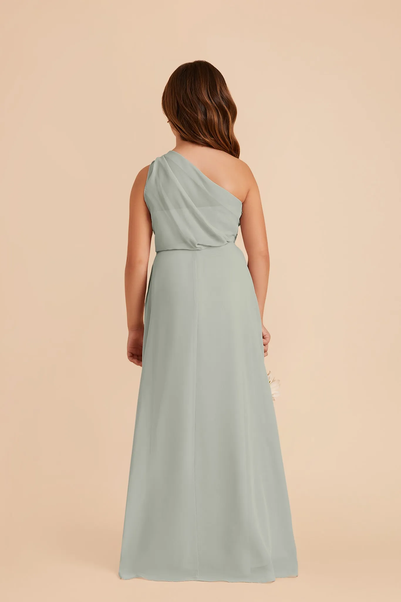 Kiara Junior Chiffon Dress - Sage sold by Birdy Grey product image thumbnail 4