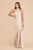 Stephanie Matte Satin Dress - Champagne sold by Birdy Grey