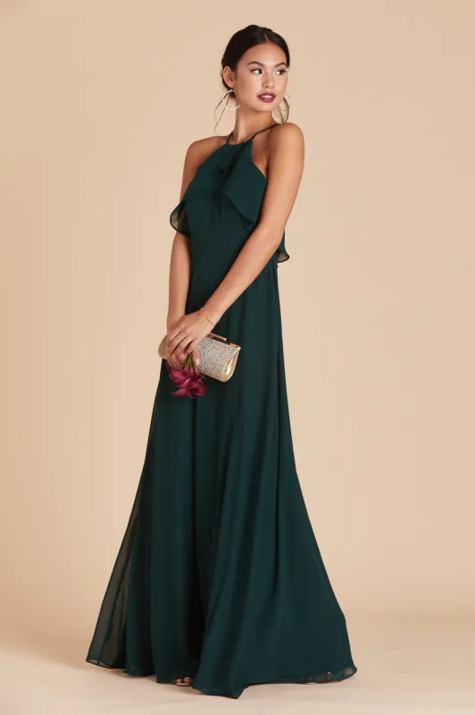 Jules Dress - Emerald sold by Birdy Grey