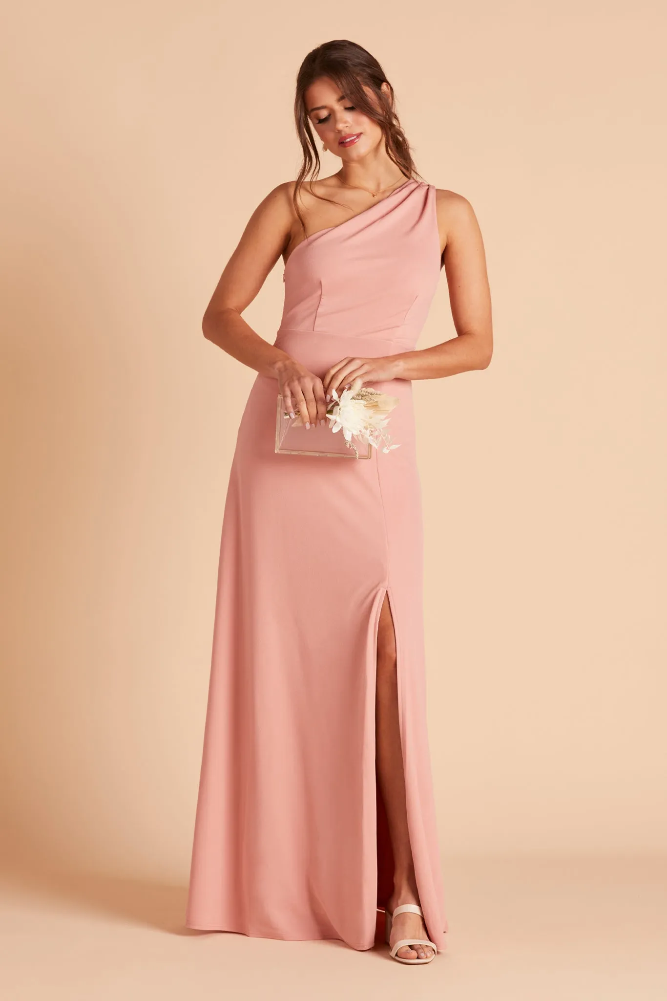 Kira Crepe Dress - Dusty Rose sold by Birdy Grey product image thumbnail 4