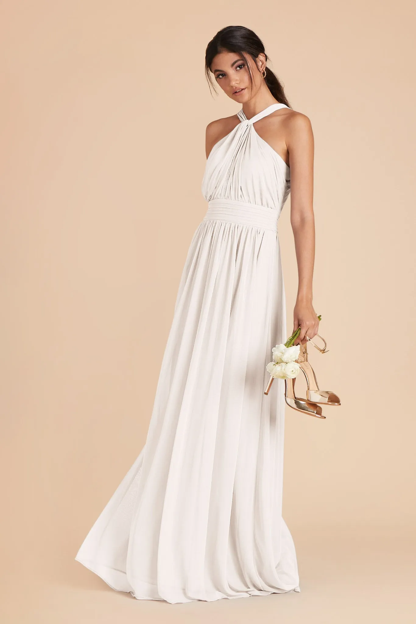 Kiko Chiffon Dress - White sold by Birdy Grey product image thumbnail 4