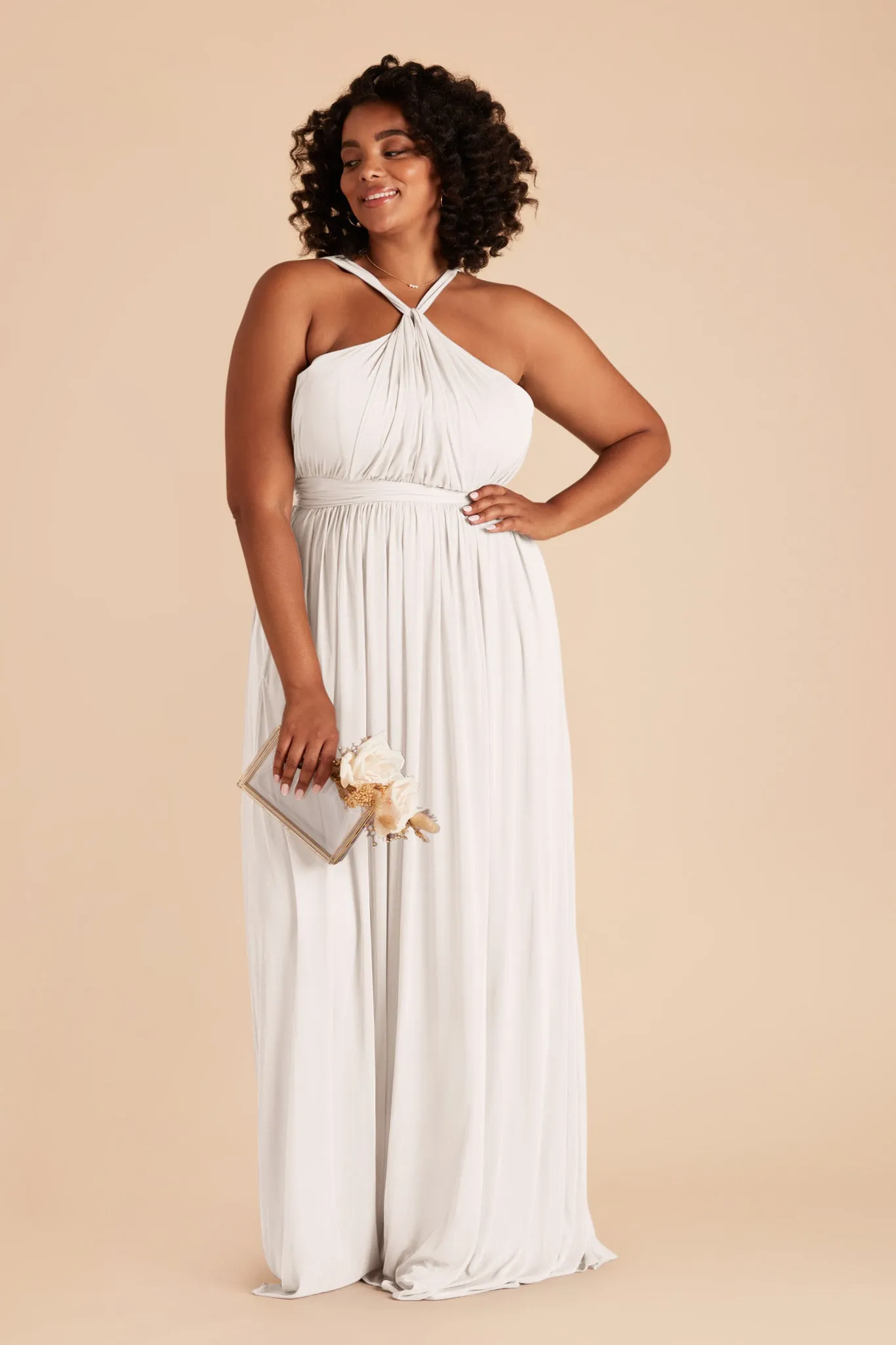 Kiko Chiffon Dress - White sold by Birdy Grey product image thumbnail 2