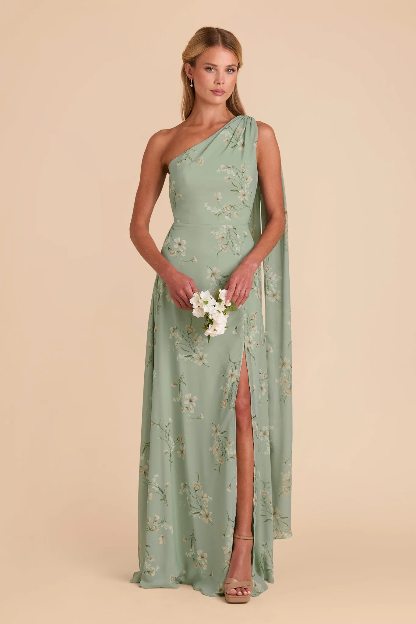 Melissa Chiffon Dress - Sage Le Fleur sold by Birdy Grey product image thumbnail 3