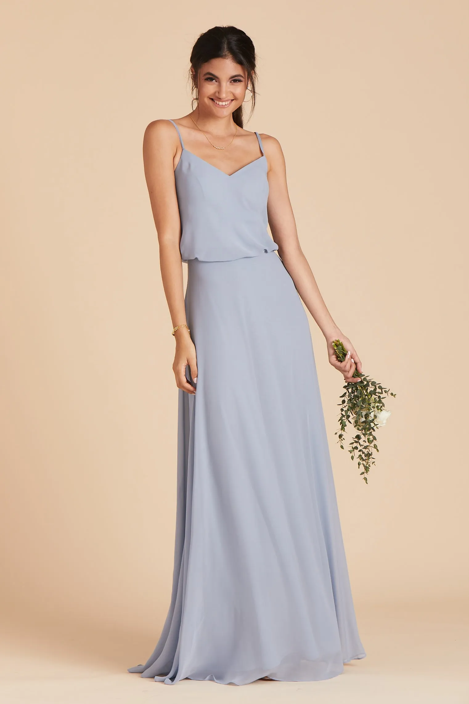 Gwennie Dress - Dusty Blue sold by Birdy Grey product image thumbnail 4