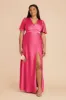 Marni Matte Satin Dress - Fuchsia sold by Birdy Grey