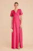 Marni Matte Satin Dress - Fuchsia sold by Birdy Grey