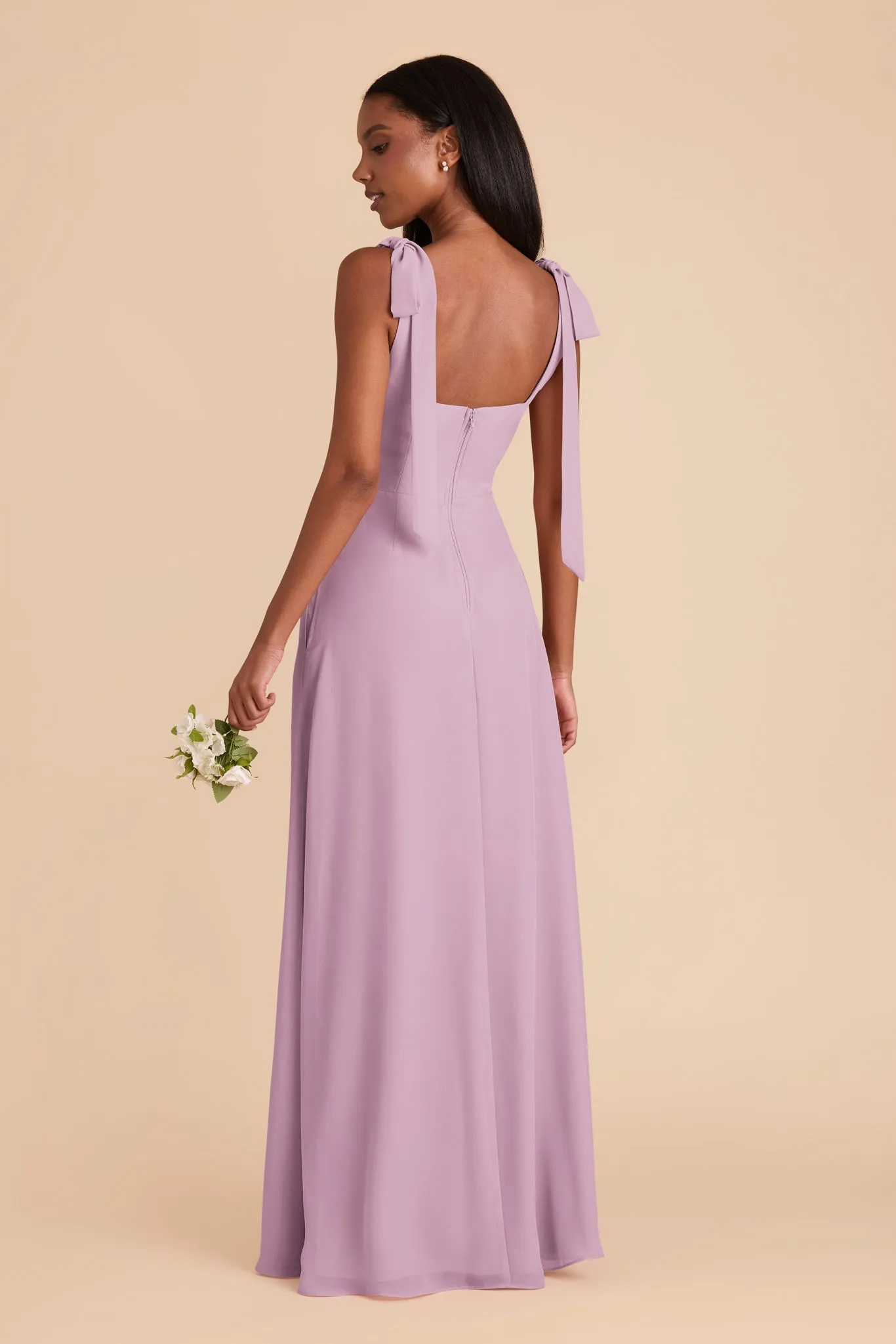 Alex Convertible Dress Chiffon - Lavender sold by Birdy Grey product image thumbnail 5