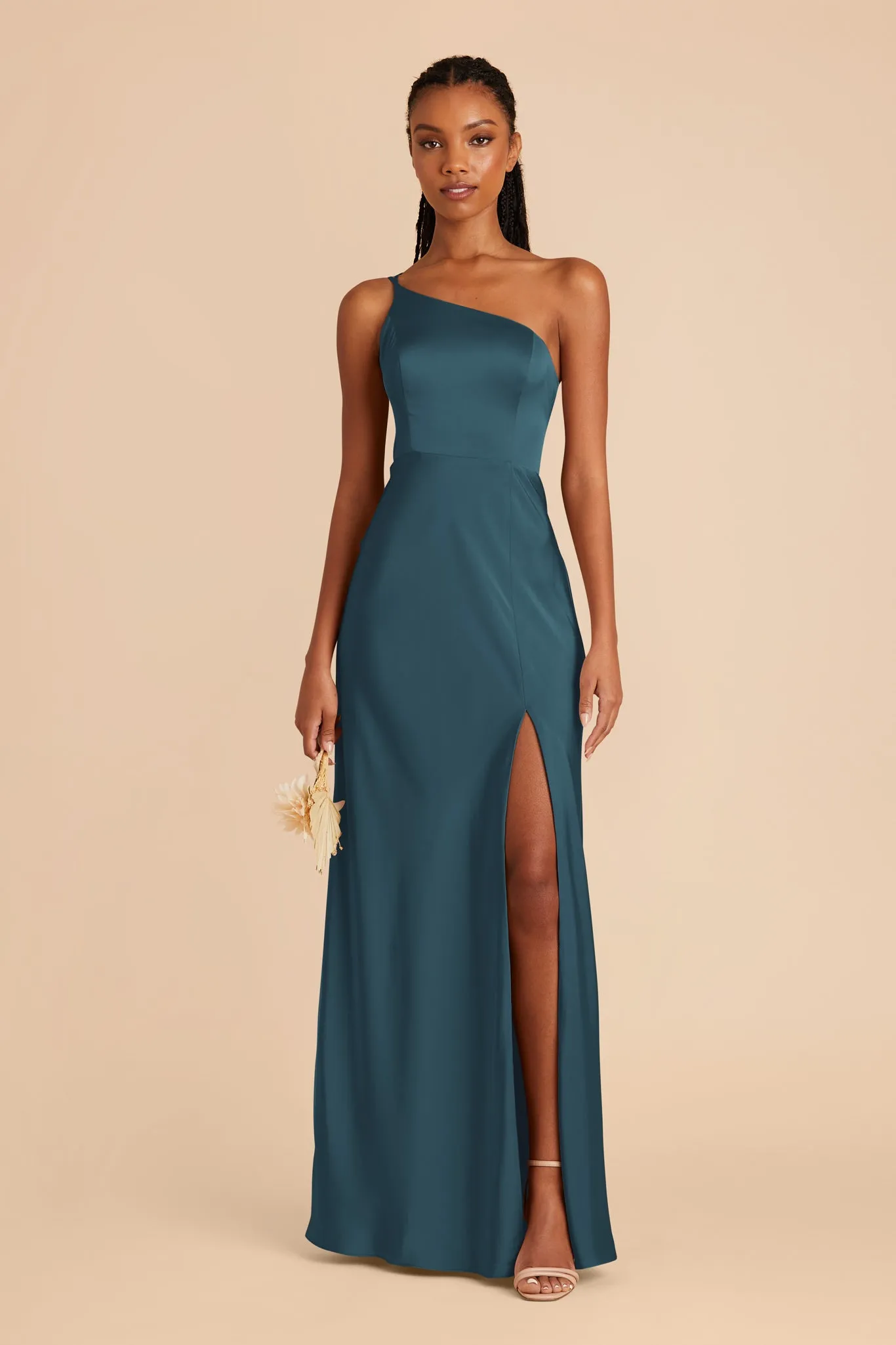 Kensie Matte Satin Dress - Dark Teal sold by Birdy Grey