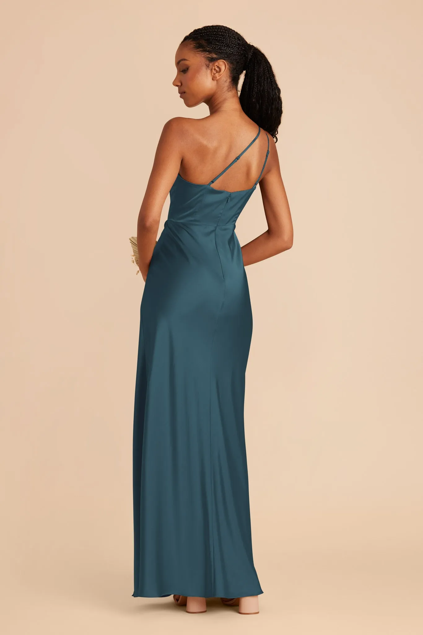 Kensie Matte Satin Dress - Dark Teal sold by Birdy Grey product image thumbnail 4
