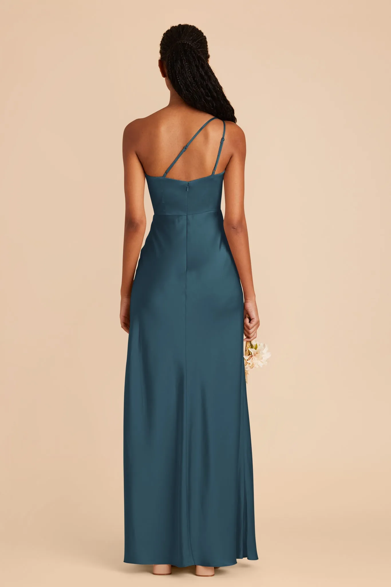 Kensie Matte Satin Dress - Dark Teal sold by Birdy Grey product image thumbnail 5