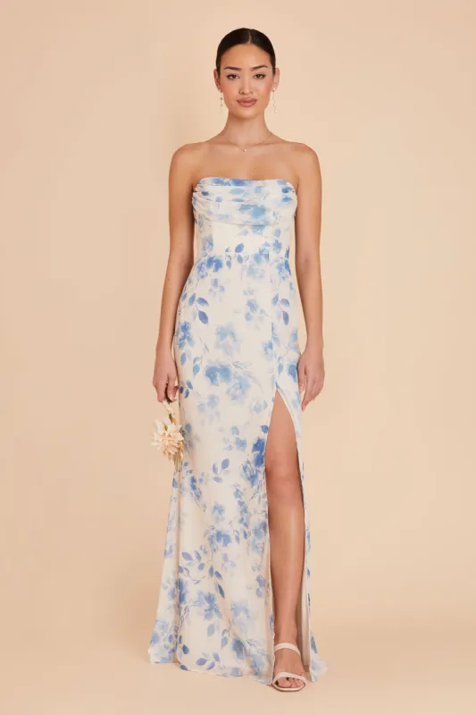 Mira Convertible Dress - Blue Rococo Floral sold by Birdy Grey