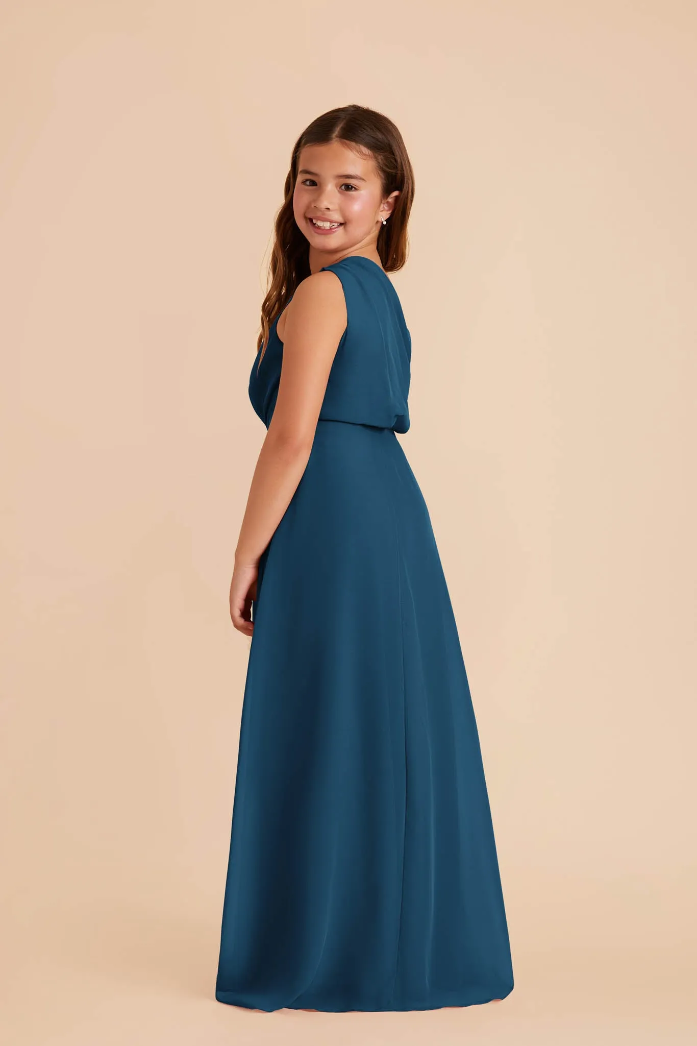 Kiara Junior Chiffon Dress - Dark Teal sold by Birdy Grey product image thumbnail 3