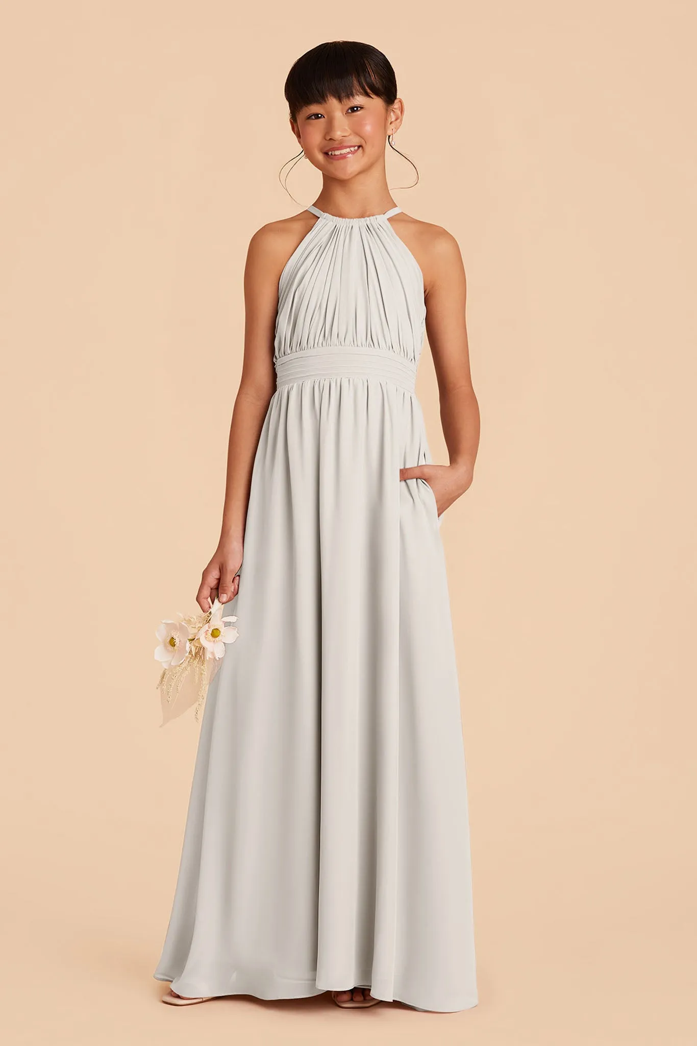 Sienna Junior Dress - Dove Gray sold by Birdy Grey product image thumbnail 4