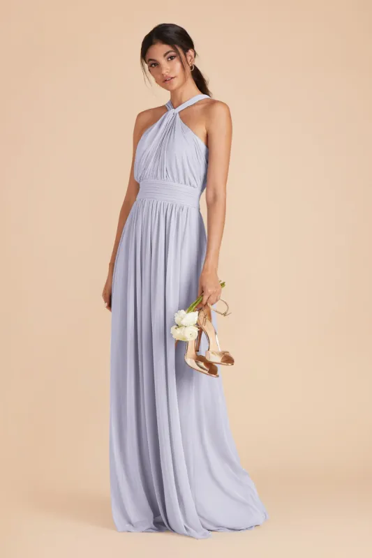 Kiko Chiffon Dress - Periwinkle Blue sold by Birdy Grey