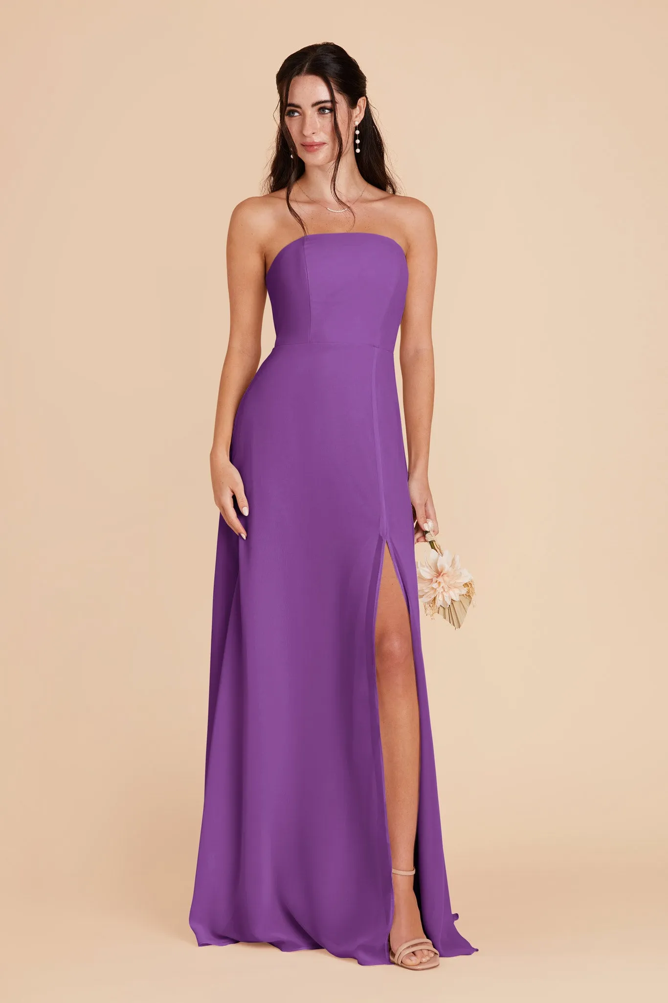Chris Convertible Chiffon Dress - Amethyst sold by Birdy Grey product image thumbnail 3