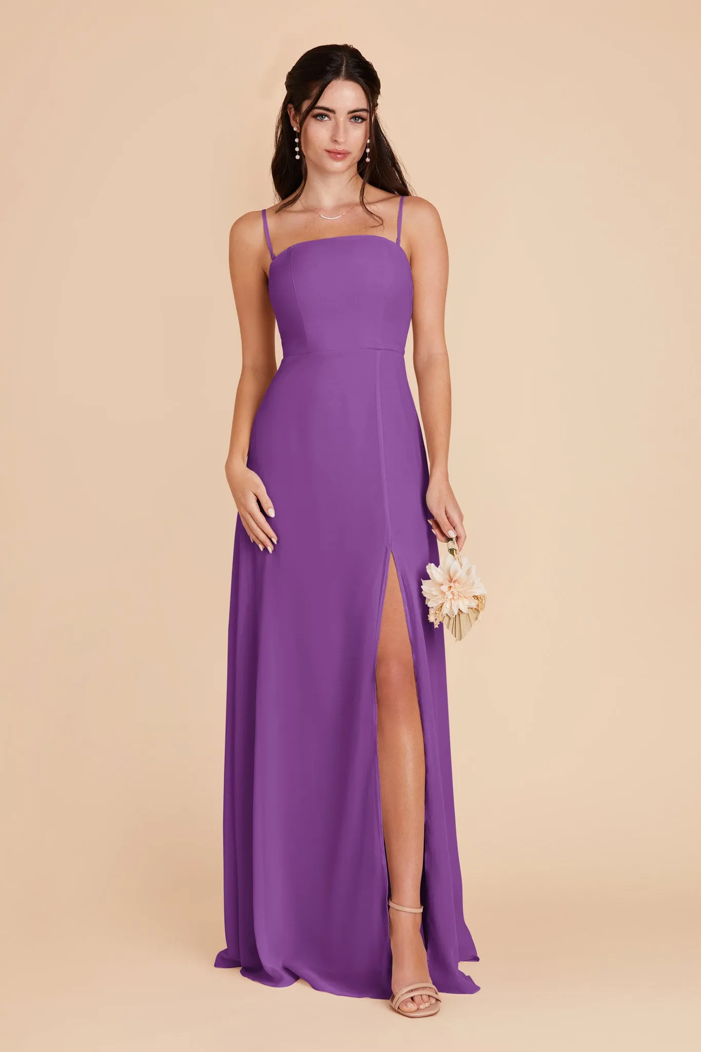 Chris Convertible Chiffon Dress - Amethyst sold by Birdy Grey