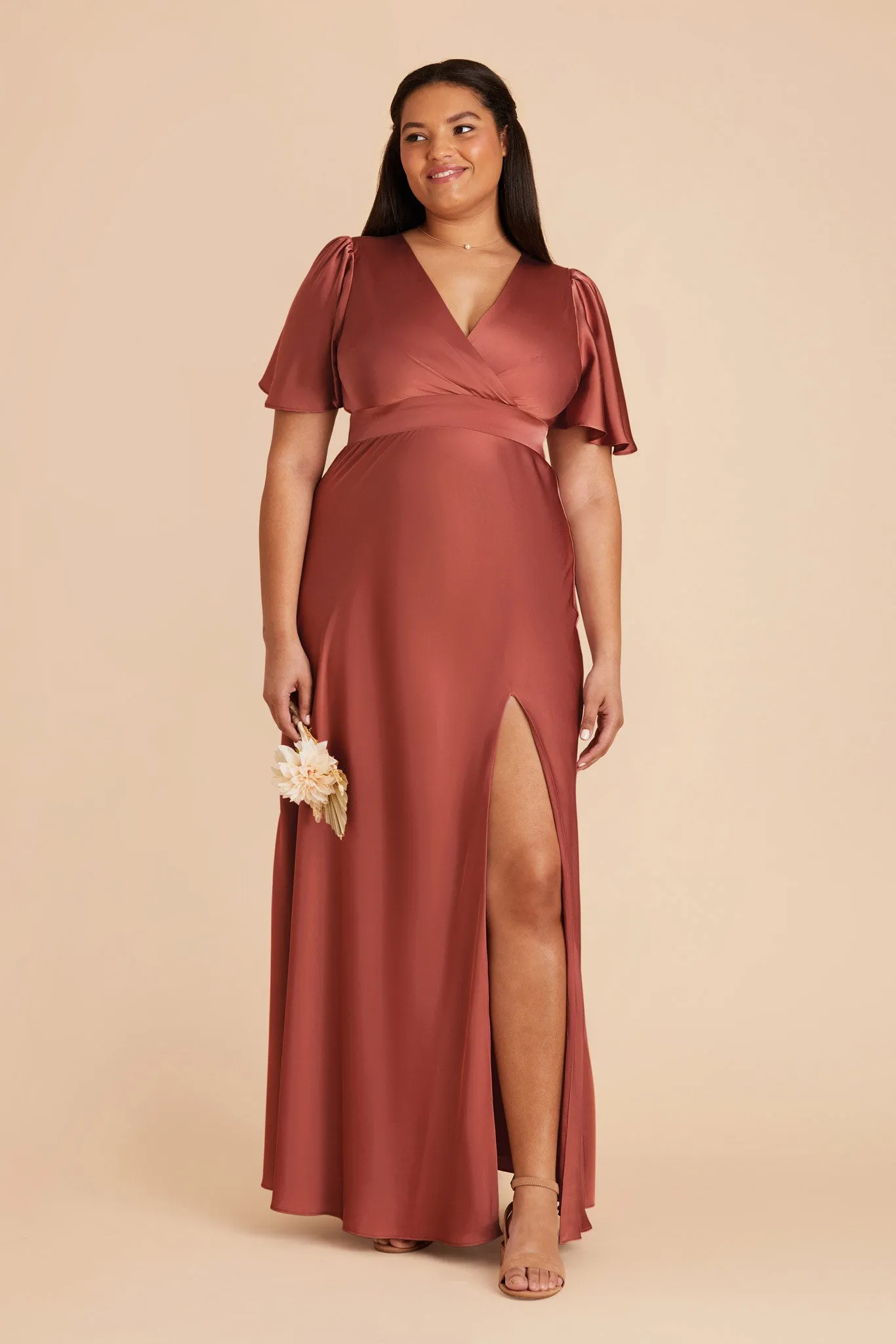 Marni Matte Satin Dress - Spice sold by Birdy Grey product image thumbnail 2