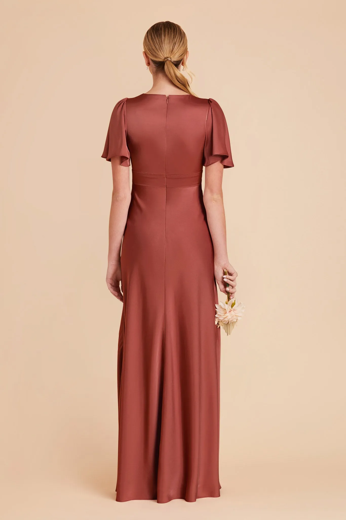 Marni Matte Satin Dress - Spice sold by Birdy Grey product image thumbnail 5