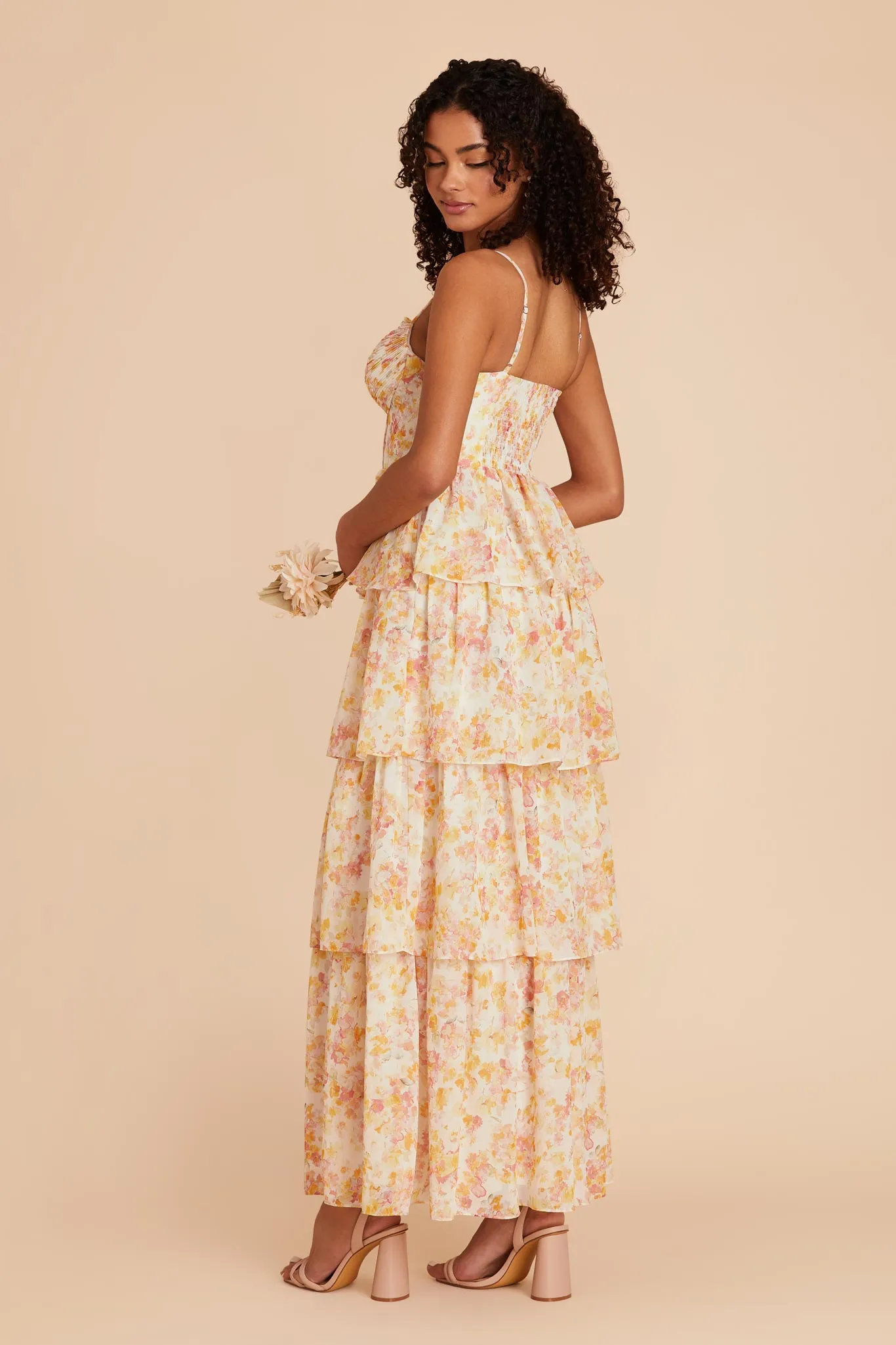 Lola Chiffon Dress - Pressed Floral sold by Birdy Grey product image thumbnail 4