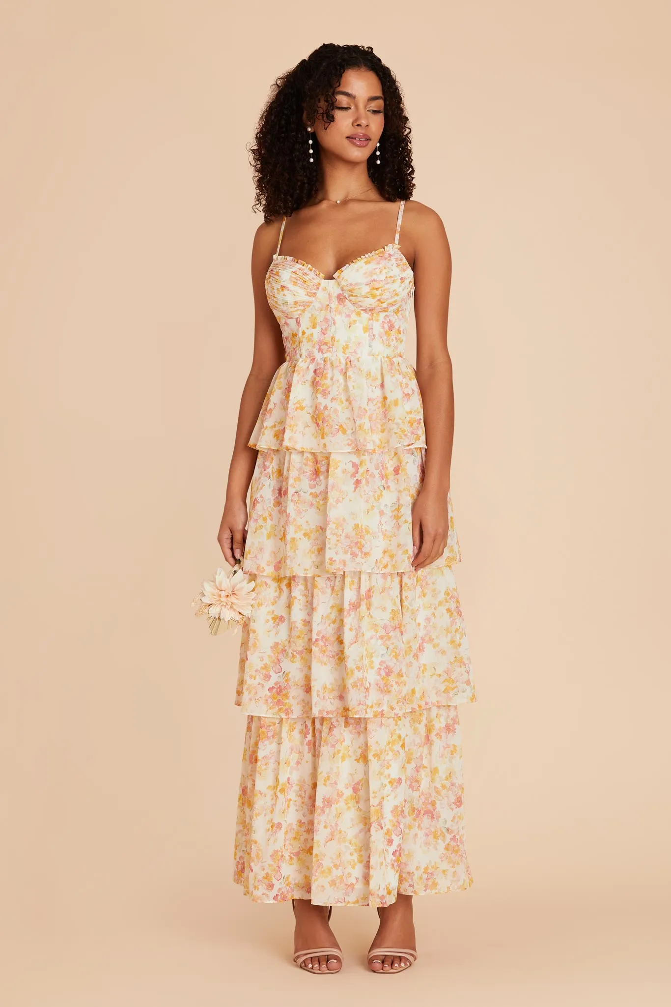 Lola Chiffon Dress - Pressed Floral sold by Birdy Grey product image thumbnail 2