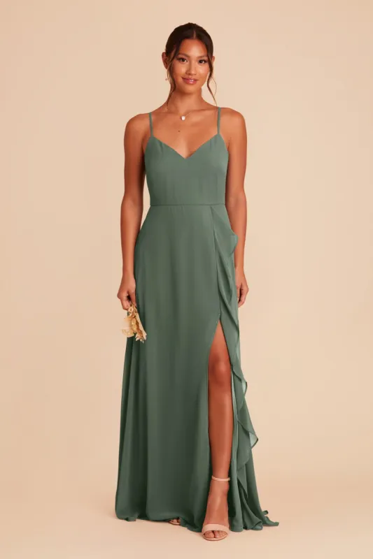 Theresa Chiffon Dress - Eucalyptus sold by Birdy Grey