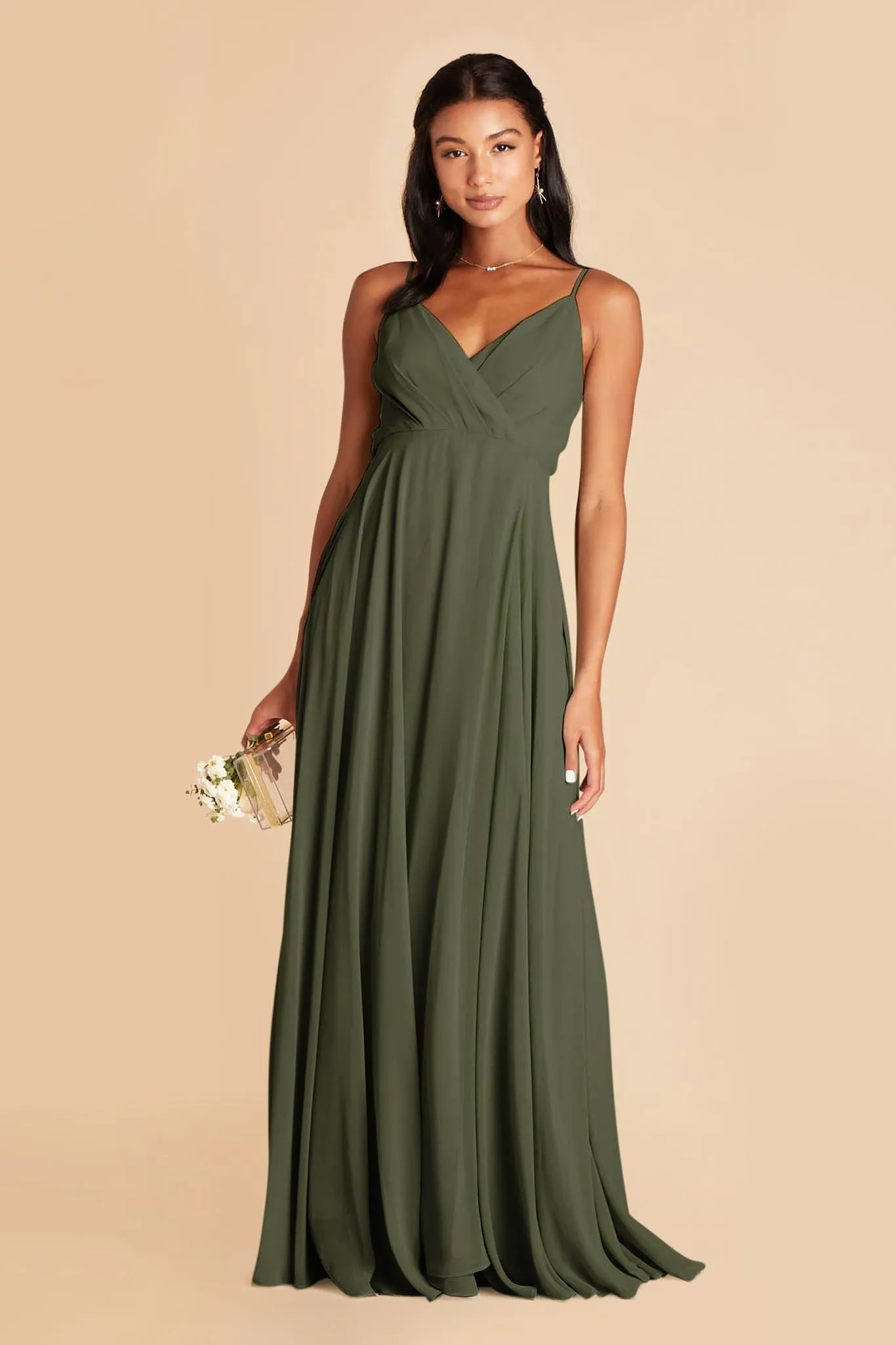 Kaia Dress - Olive sold by Birdy Grey