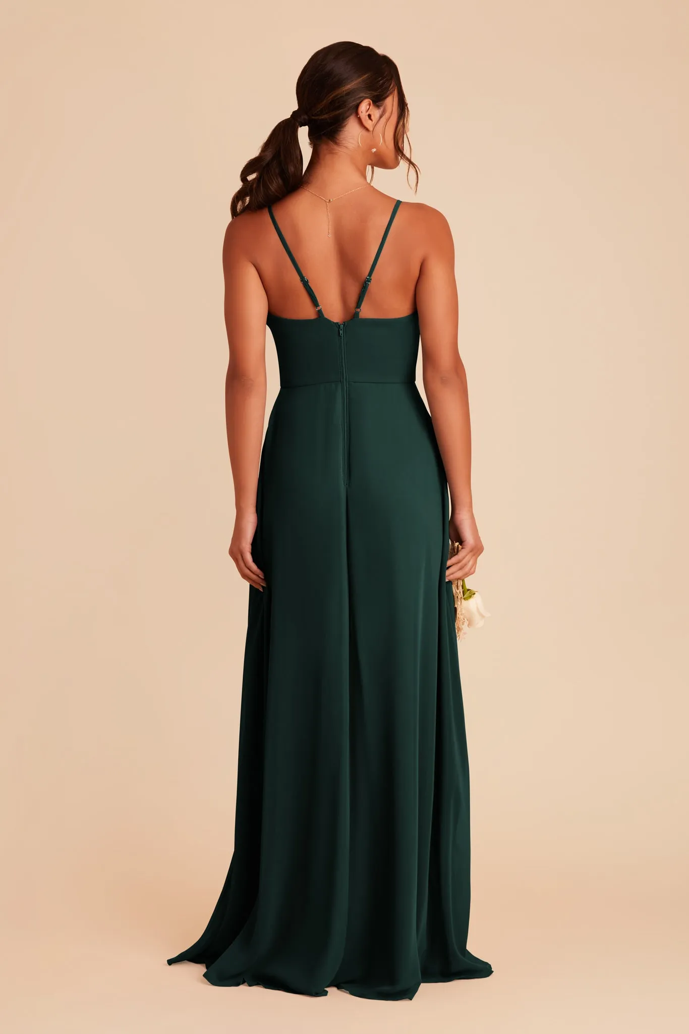 Theresa Chiffon Dress - Emerald sold by Birdy Grey product image thumbnail 5