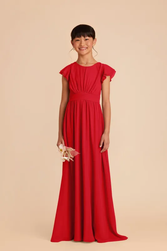 Celine Junior Dress - Ruby Red sold by Birdy Grey