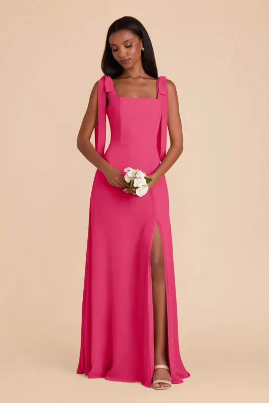 Alex Convertible Dress Chiffon - Fuchsia sold by Birdy Grey
