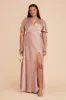 Marni Matte Satin Dress - English Rose sold by Birdy Grey