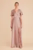 Marni Matte Satin Dress - English Rose sold by Birdy Grey