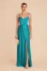 Jay Matte Satin Dress - Teal sold by Birdy Grey