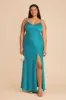 Jay Matte Satin Dress - Teal sold by Birdy Grey