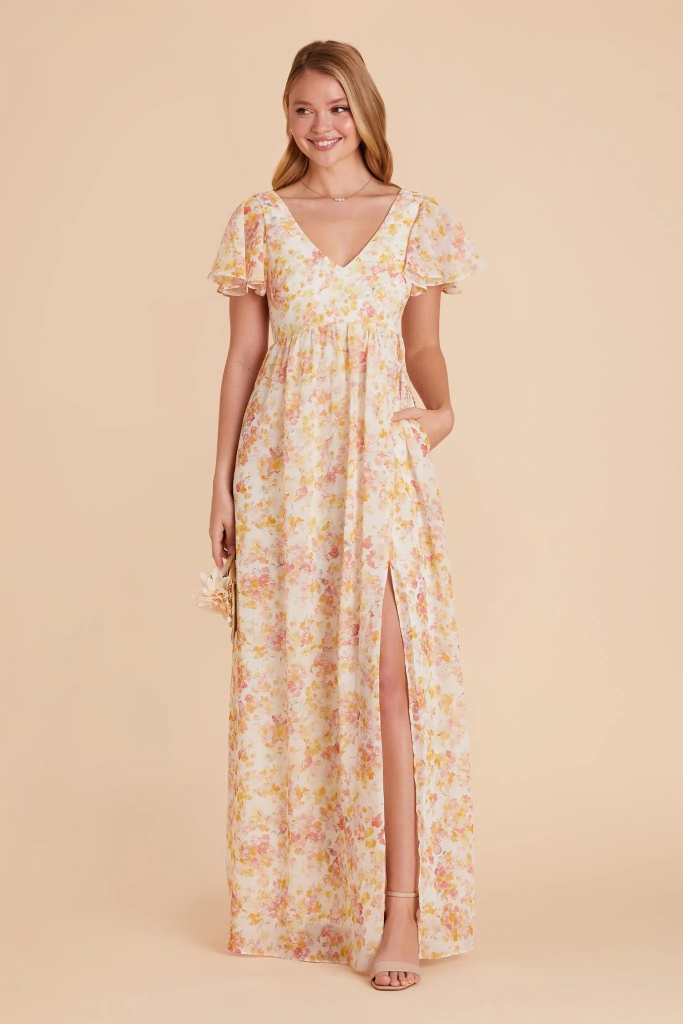 Hannah Empire Dress - Pressed Floral sold by Birdy Grey product image thumbnail 5