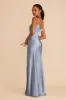 Jay Matte Satin Dress - Dusty Blue sold by Birdy Grey