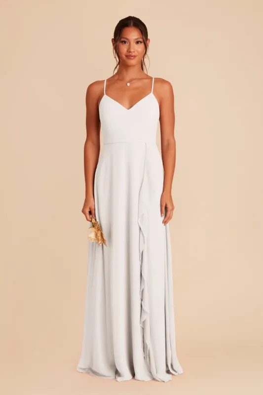 Theresa Chiffon Dress - White sold by Birdy Grey